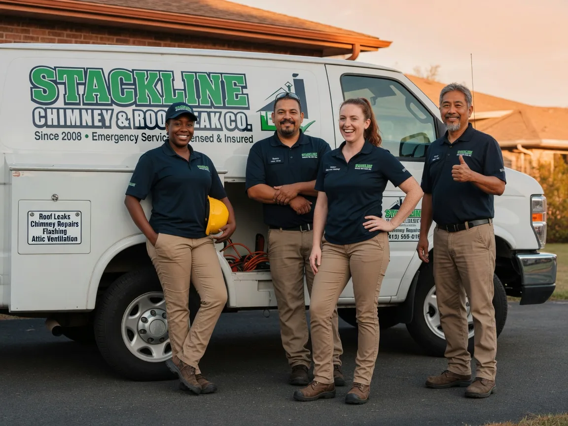 Chimney flashing repair company in Una, SC